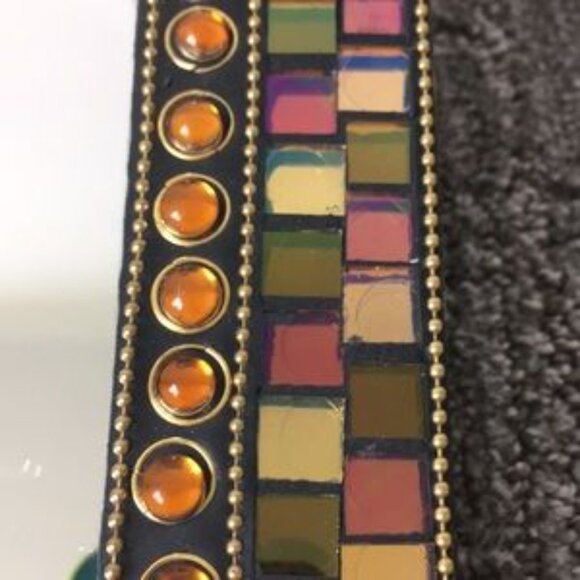 PartyLite Global Fusion Mirrored Candle Tray - Picture 5 of 8